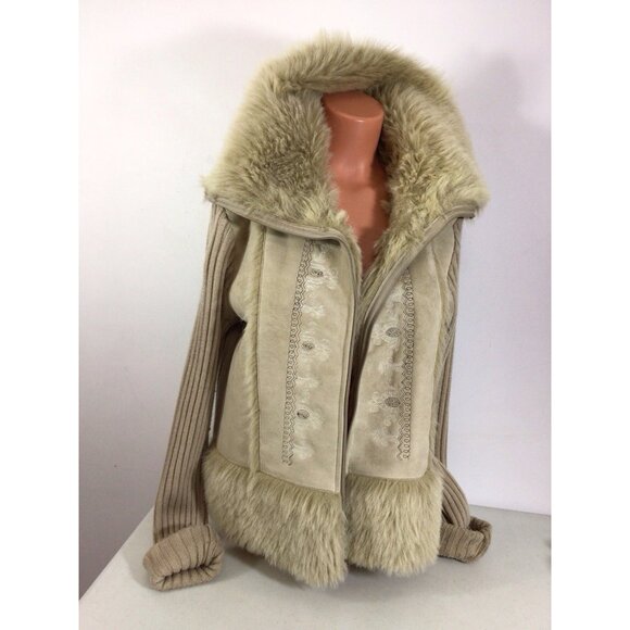 Escalade Paris Faux Fur Coat Jacket Womens XL - Picture 6 of 9